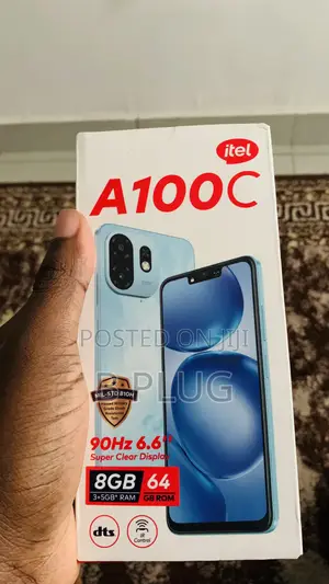 New Itel A100C 64 GB Black