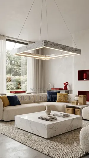 Modern Marble Chandelier