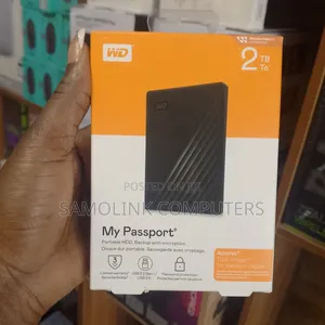 WD My Passport HDD Hard Drive External 2TB