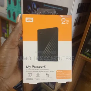 WD My Passport HDD Hard Drive External 2TB