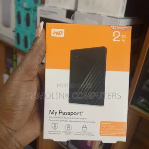 WD My Passport HDD Hard Drive External 2TB