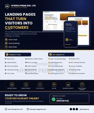 Restaurant Landing Page Design