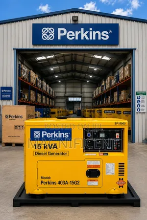 PERKINS 15 kVA DIESEL GENERATOR Model: Perkins 403a-15g2