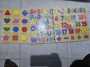 1+ Educational Abc / 123/ Shapes Learning Board
