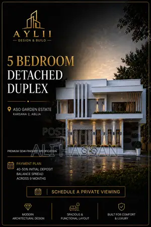 5bdrm Duplex in Aso Garden Estate, Karsana for sale