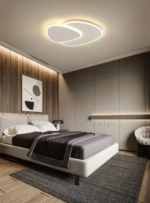 White Modern Led Ceiling Lights for Bedroom