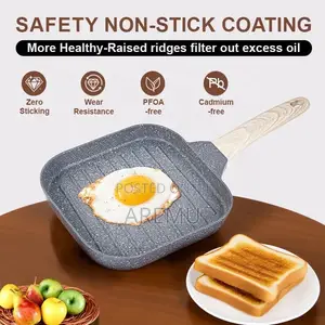 Aluminum Fry Pan With Wooden Handle