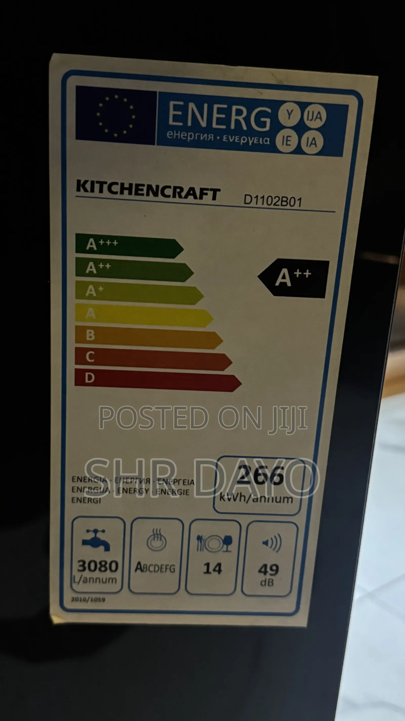 Kitchencraft D1102b01 Dishwasher