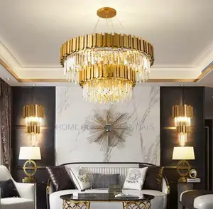 Nordic Light Luxury Living Room Crystal Chandelier