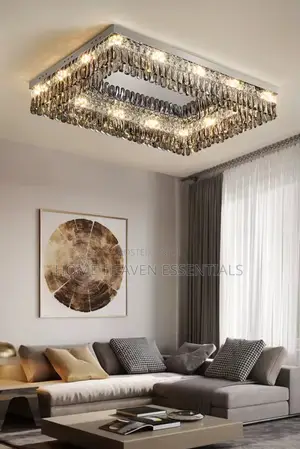 Modern French Luxury Crystal Ceiling Creative Lamp for Living Room