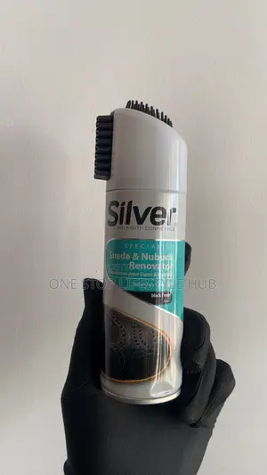 Original Silver Suede Nubuck Renovator Spray (Black, 200ml)