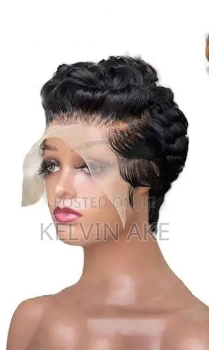 Curly Human Hair Short Wigs