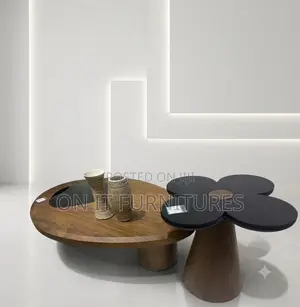 Luxury Modern Nesting Coffee Table Set – Premium Wooden Center Table