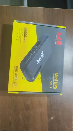 SKE Smart Key Energy POE-830P-LFP Mini UPS, 20,000MAH