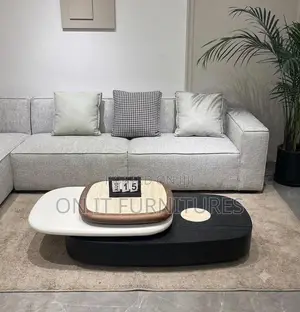 Luxur Center Table With Storage–Marble Top Coffee Table for LivingRoom