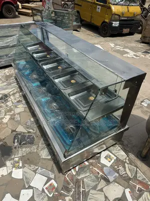 Commercial Stainless Steel Food Warmer / Hot Display Showcase