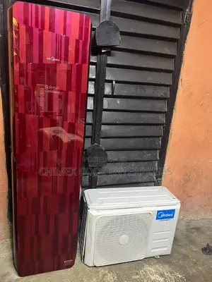 Latest Model 2hp Glass Midea Inverter Standing Air Conditioner