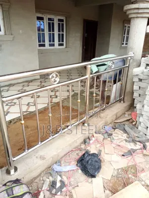 Silver Steel Handrail