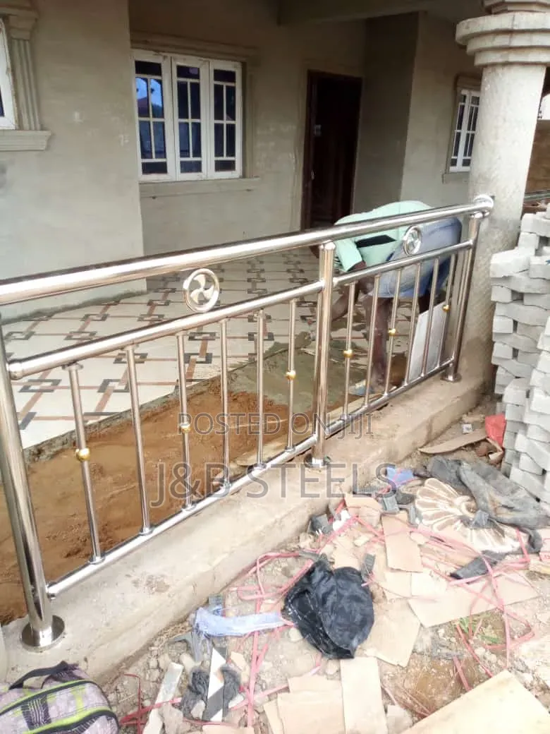 Silver Steel Handrail