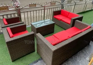 7-Seater Rattan Outdoor Set