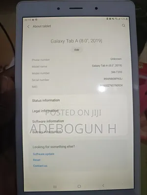 Samsung Galaxy Tab A 8.0 (2019) 32 GB White