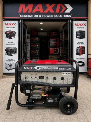 8.1KVA MAXI E65KWH 8.1kVA High-Performance Portable Generator