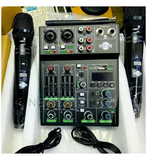 Professional Mixer 4 Channel Inbuilt With Microphone