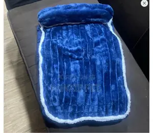 Short Fur Stripe Lounge Straight Bed With White Rim 50cm(19.5inches)