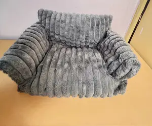Short Fur Stripe Sofa Bed 91cm(large)
