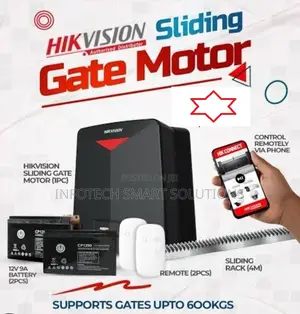 Hikvision Automatic Sliding Gate Opener Complete Kit Promo Sale