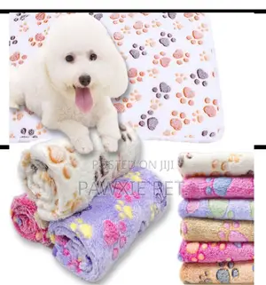 Paw Print Pet Blanket