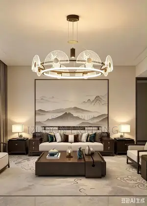 800mm Elegant Luxury Led Chandelier to Transfer Your Bedroom Ambiance