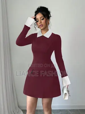 Short Wine Dress