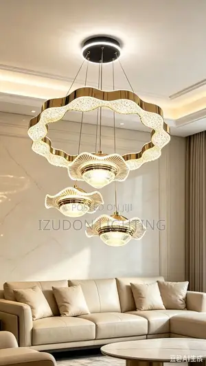 Premium Quality Led Gold Chandelier Light