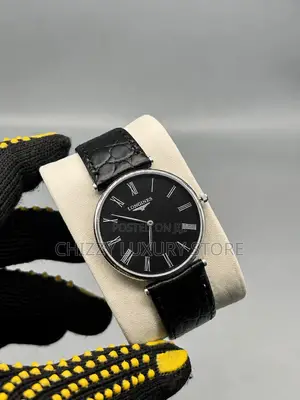 Longines Quality Luxury Men Genuine Leather Wristwatch