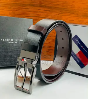 Tommy Hilfiger Quality Luxury Men Genuine Leather Belt