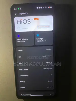 Tecno Pova 6 Neo 256 GB Black