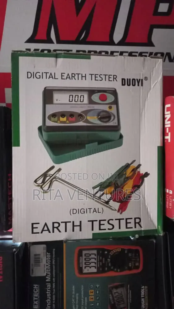 Digital Earth Resistance Tester