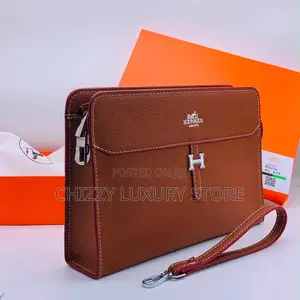 Hermes Quality Luxury Men Genuine Leather Purse