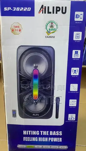 Ailipu Portable Sound System Bluetooth USB 1 Wireless Microphone