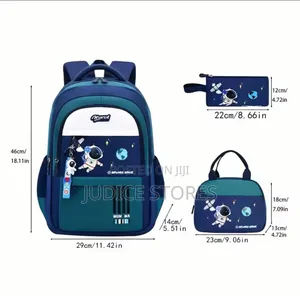 3 PCs/ Set School Backpack With Lunch Bag Pencil Bag