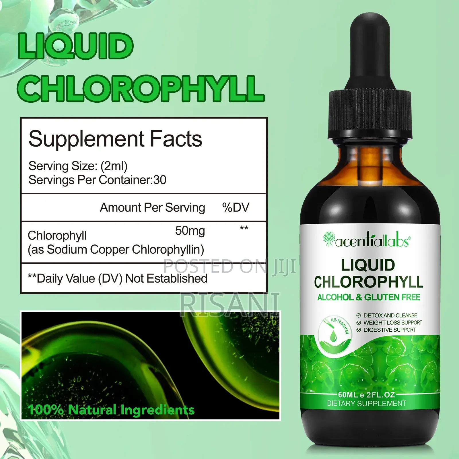 Chlorophyll Liquid Drops 60ml
