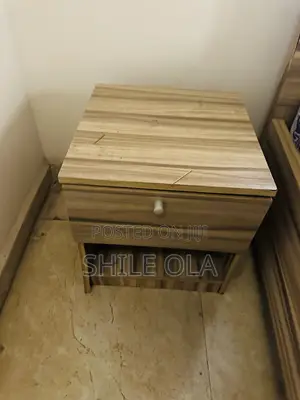 4.5 by 6 Bed Frame and Bedside Stool