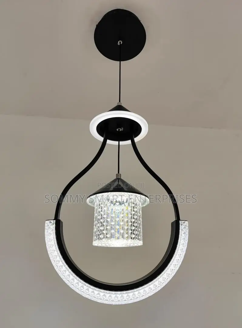 Modern Crystal Ring LED Pendant Chandelier