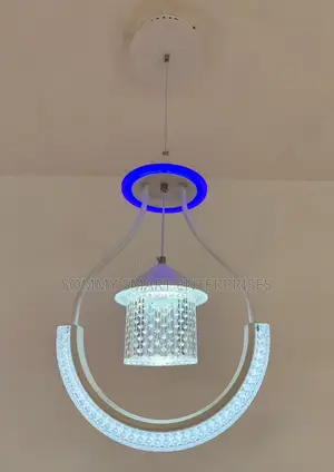 Modern Crystal Ring LED Pendant Chandelier