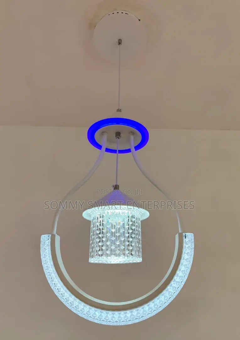 Modern Crystal Ring LED Pendant Chandelier