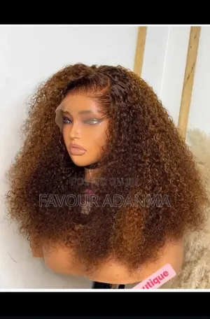 Curly Highlight Lace Front Wig – Kinky Curly HD Lace