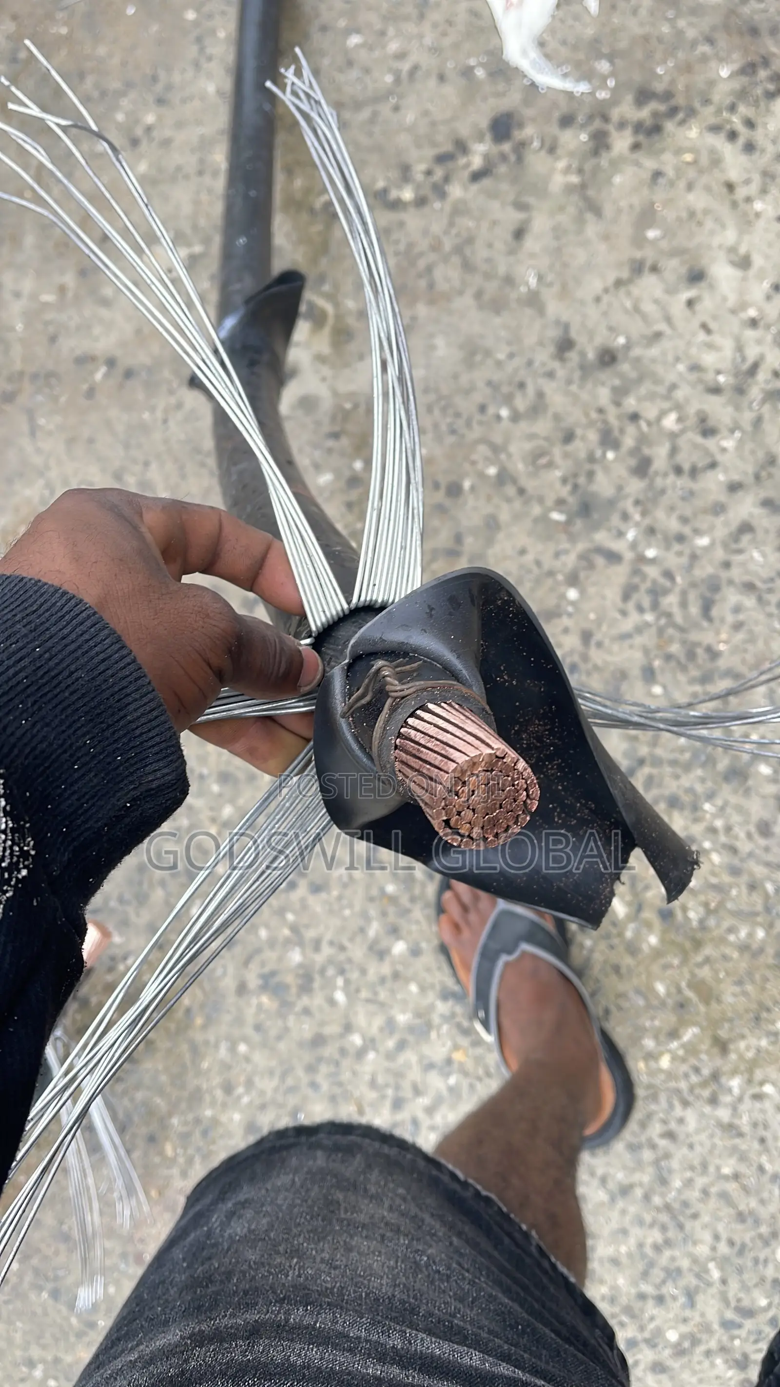 500mm Single Electric Cable