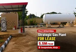 Super Strategic Gas Plant for Lease in Gwagwalada, Abuja