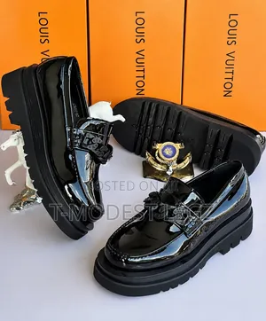 Premium Quality Louis Vuitton Glossy Leather Men's Shoes
